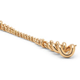Mic Curb Link Bracelet | 2 Graduating | Yellow Gold
