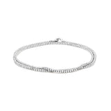 Noix Necklace/Bracelet | Two Wrap | White Gold