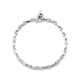 Bradoon Bracelet | Small Mixed Link | Sterling Silver