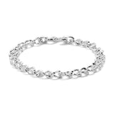 Curba Link Bracelet | 8mm | Sterling Silver