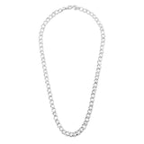 Curba Link Necklace | 8mm | Sterling Silver