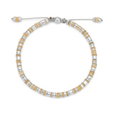 Vexa Bracelet | Matte Citrine | Sterling Silver