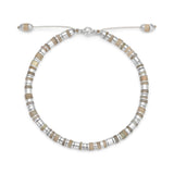 Vexa Bracelet | Matte Labradorite | Sterling Silver