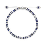 Vexa Bracelet | Matte Lapis | Sterling Silver