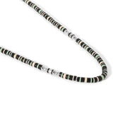 Housa Necklace | Green Pattern | Sterling Silver