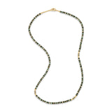 Housa Necklace | Green Pattern | Yellow Gold