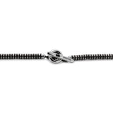 Katta Necklace/Bracelet | Black | Sterling Silver