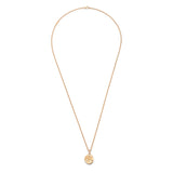 Kerma Coin Necklace | Diamond Detail | Yellow Gold