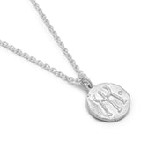 Message Pendant Necklace | Money | Sterling Silver | Diamond Detail