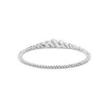 Mic Curb Link Bracelet | 1 Graduating | Sterling Silver