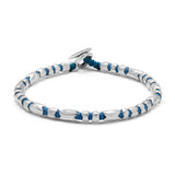 Dryp 2 Bracelet | Blue | Sterling Silver