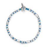 Dryp 2 Bracelet | Blue | Sterling Silver