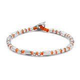 Dryp 2 Bracelet | Neon Orange | Sterling Silver