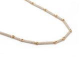 Orion Necklace | Full Pave | Yellow Gold