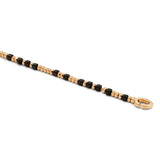 Percep Bracelet | Black Spinel | Yellow Gold