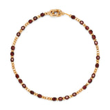 Percep Bracelet | Garnet | Yellow Gold
