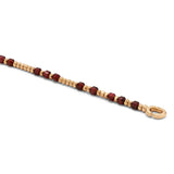 Percep Bracelet | Garnet | Yellow Gold