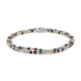 Percep Bracelet | Two Wrap | Mixed Gemstone | Sterling Silver