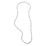 Percep Necklace/Bracelet | Three Wrap | Lapis | Sterling Silver