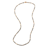 Percep Necklace/Bracelet | Three Wrap | Black Spinnel | Yellow Gold