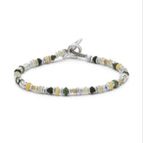 Pilla Bracelet | Green Jade | Sterling Silver