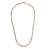 Pilla Necklace | Mixed Color Sapphire | Yellow Gold