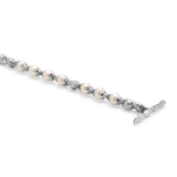 The Raigh Bracelet | 6mm | White Pearl | Sterling Silver