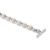 The Raigh Necklace | 6mm | White Pearl | Sterling Silver