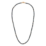 Shine Necklace/Bracelet | 3.5mm | Pave Detail | Sapphire | Yellow Gold