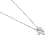 Shuah Necklace | Sterling Silver | White Diamond Detail