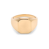 Sig Ring | Rectangle | Yellow Gold