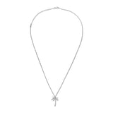 Paradisa Necklace | Pave Detail I White Gold