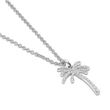 Paradisa Necklace | Pave Detail I White Gold