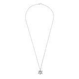 Star Of David Trio Necklace | Sterling Silver