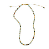 Tucson Necklace | Amazonite | Pave | Yellow Gold