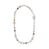 Pina Linka Necklace | Mix Color Pearls | Sterling Silver