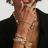 Equinox Ring | Full Pave I Yellow Gold