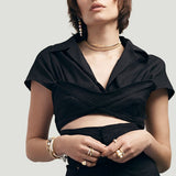 Maor Omni necklace pave white diamond