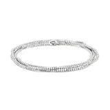 Triple Noix White Gold Bracelet - MAOR