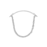 ID Bar Bracelet | 70mm Wide - 9mm Height | Sterling Silver
