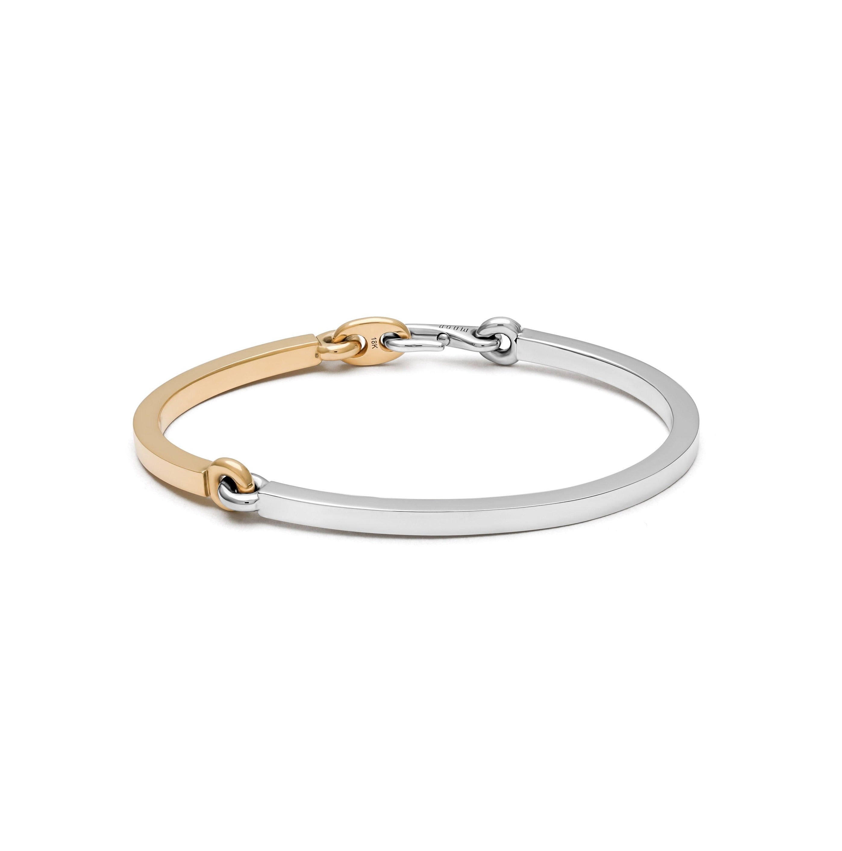 Two Tone Pave Aphelion Bracelet White Gold Yellow Gold- MAOR