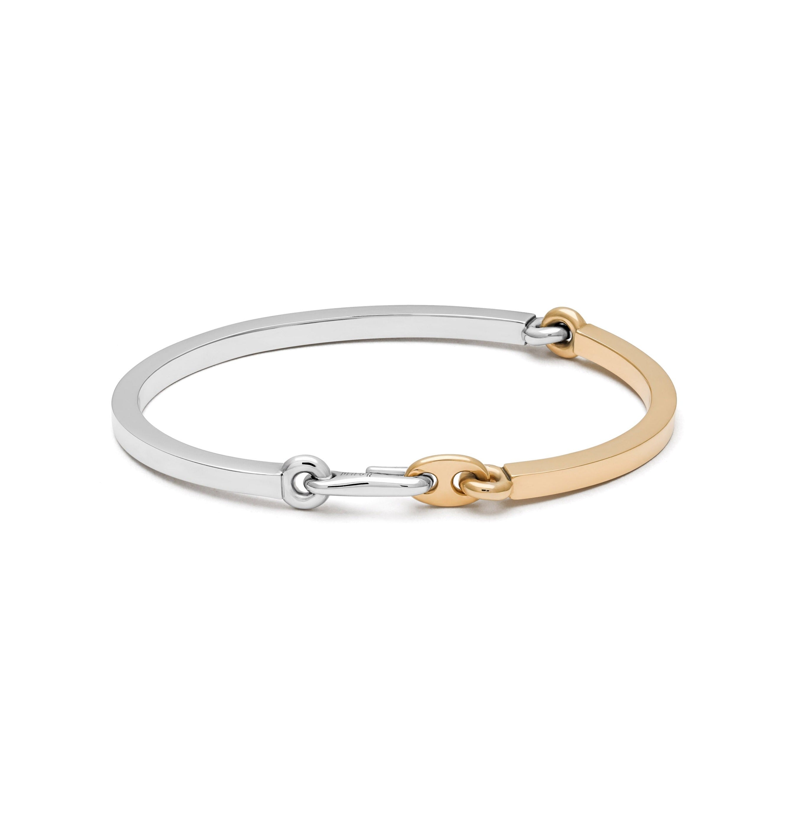 Two Tone Pave Aphelion Bracelet White Gold Yellow Gold- MAOR