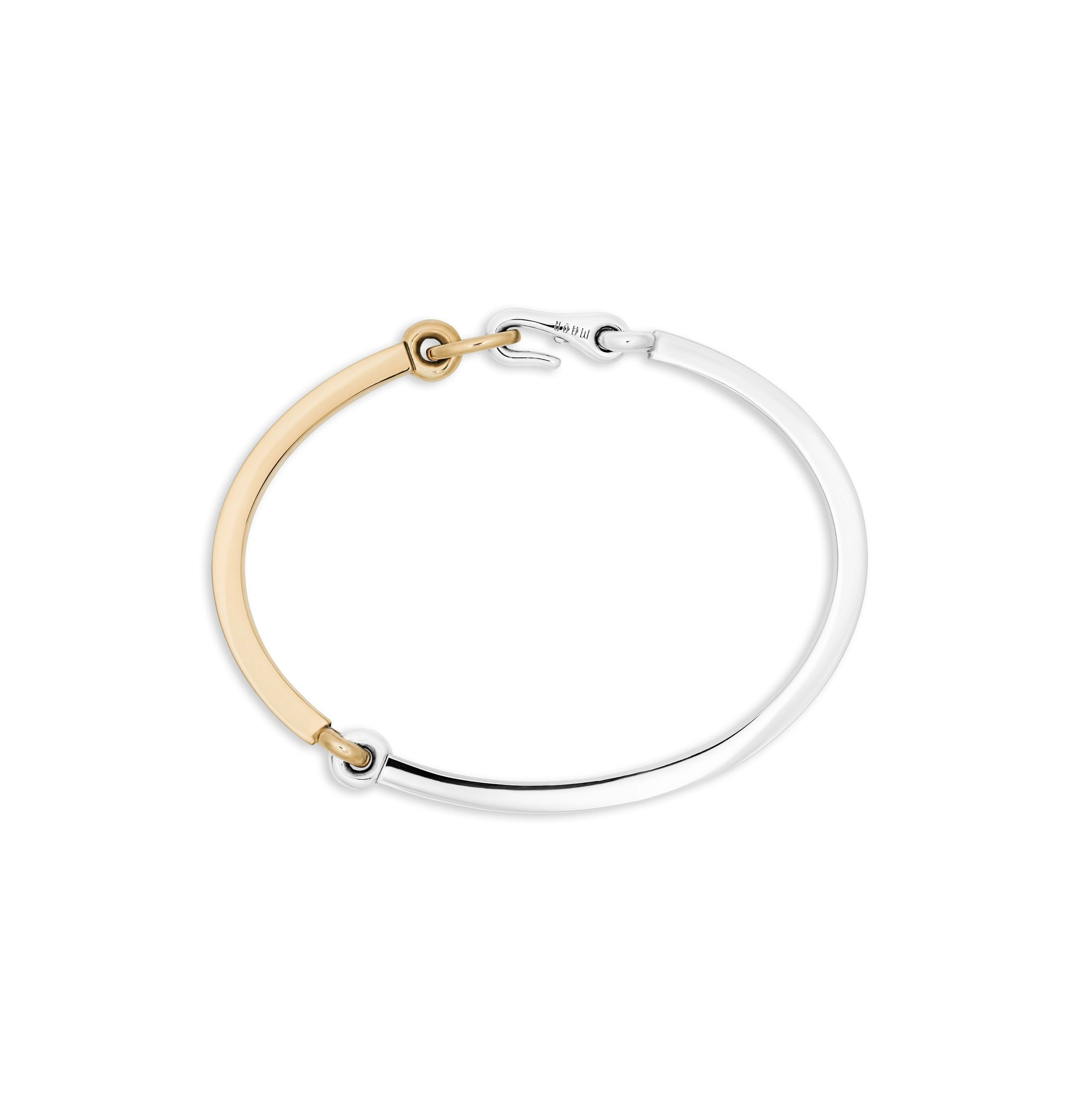 Two Tone Pave Aphelion Bracelet White Gold Yellow Gold- MAOR