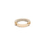 MAOR Two Thirds White Diamond Pave Aphelion Band Ring Yellow Gold