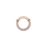 MAOR Two Thirds White Diamond Pave Aphelion Band Ring Yellow Gold