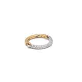 MAOR Aquila hinged band ring with white gold and yellow gold