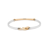 Caelum Bracelet I Two Tone White & Yellow Gold