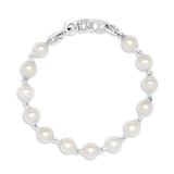 Consi Bracelet  | White Pearls | Sterling Silver