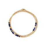 Creosote Wrap Bracelet | Blue Lapis I Yellow Gold