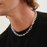 Cuadro Link Necklace | Sterling Silver